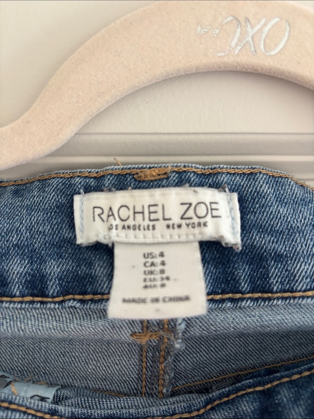 Rachel Zoe Women's Straight-Leg Jeans in Medium Blue Wash - Picture 2 of 7
